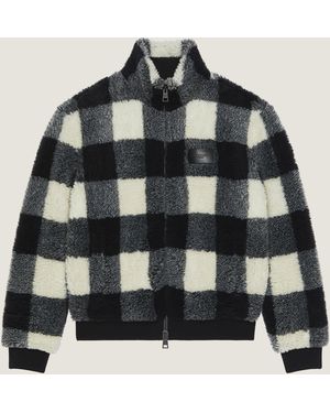 Givenchy Giacca a quadri in tessuto garzato - Nero