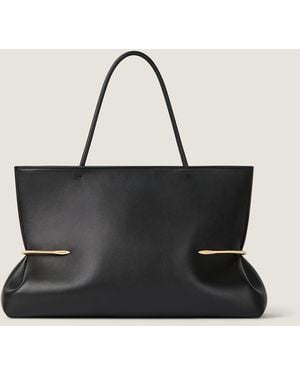 Givenchy Pinch Squeezed Horizontal Tote Bag - Black