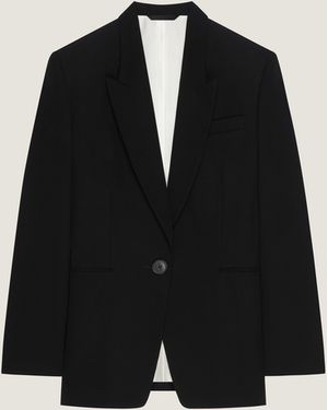 Givenchy Boxy Single Beasted Jacket - Black