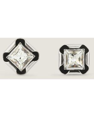 Givenchy Deconstructed Crystals Earrings - Natural