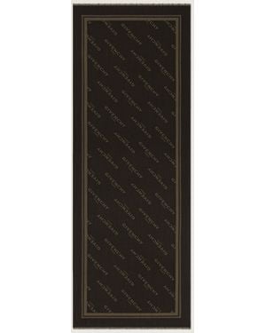 Givenchy Étole en jacquard de laine et soie Shadow - Noir