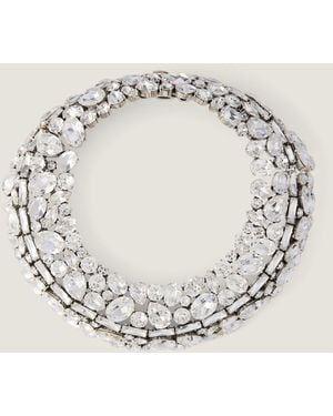 Givenchy Collier torque Bold Crystals en métal et cristaux - Neutre