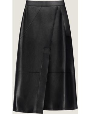 Givenchy Midi Asymmetric Skirt - Black