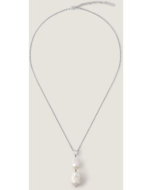Givenchy Crystal Pearl Necklace - Natural