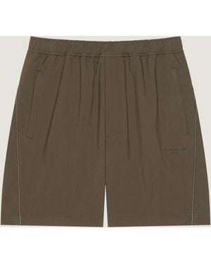 Givenchy Bermuda Shorts With Paris Jacquard - Natural