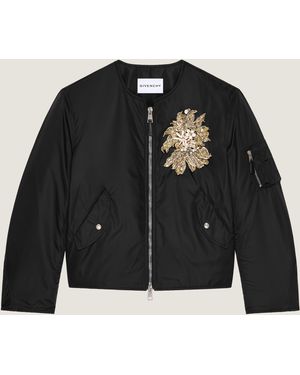 Givenchy Embellished Couture Seam Bomber - Black
