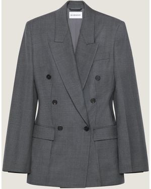 Givenchy Double-Breasted Jacket - Blue