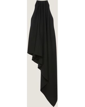 Givenchy Asymmetric Halterneck Dress - Black
