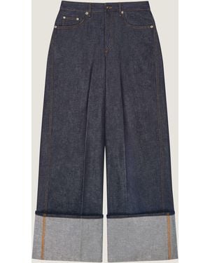Givenchy Raw Turn-Up Jeans - Blue