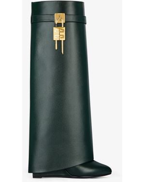 Givenchy Shark Lock Boots - Green
