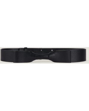 Givenchy Ceinture nœud en cuir - Neutre