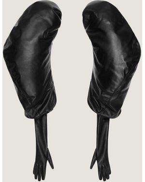 Givenchy Bomber Sleeve Gloves - Black