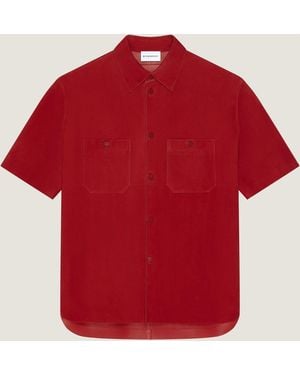 Givenchy Couture Seam Overshirt - Red