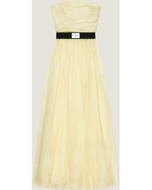 Givenchy Bustier Evening Dress - Yellow