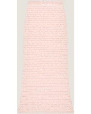 Givenchy Long Skirt With Nylon Frills - Pink