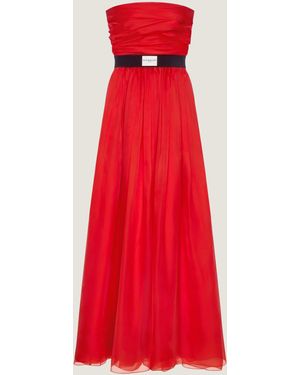 Givenchy Bustier Evening Dress - Red