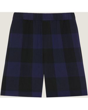 Givenchy Bermuda a quadri in lana - Blu