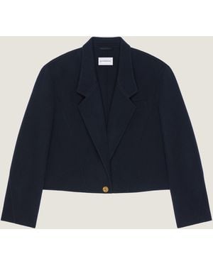 Givenchy Cropped Coat - Blue