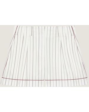 Givenchy Striped Shorts - Natural
