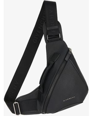 Givenchy Small G-Zip Triangle Bag - Black