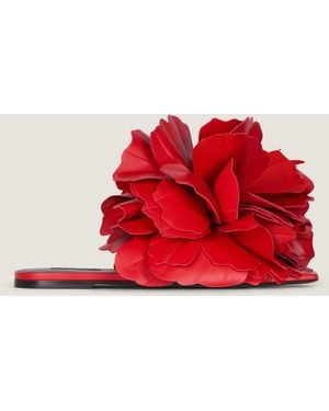 Givenchy Boudoir Flat Mules - Red