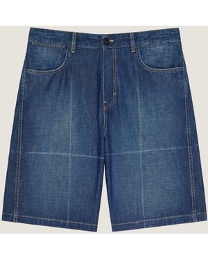 Givenchy Couture Seam Bermuda Shorts - Blue