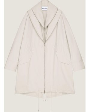 Givenchy Parka With Zipped Shawl Collar - Natural