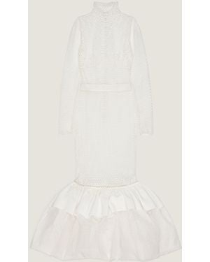 Givenchy Ruffled Dress - Natural