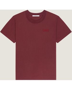 Givenchy T-shirt en coton avec patch - Rouge