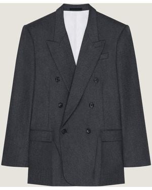 Givenchy Double-Breasted Jacket - Blue