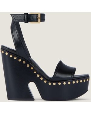 Givenchy Clog Platform Sandals - Blue