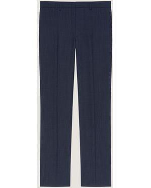 Givenchy Straight Leg Tailored Trousers - Blue