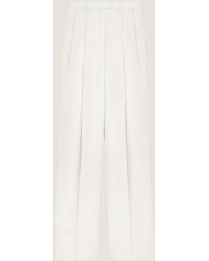 Givenchy Double Pleat Trousers - Natural