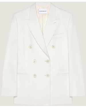 Givenchy Double-Breasted Jacket - Natural