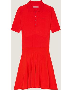 Givenchy Mini Polo Dress - Red