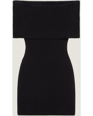 Givenchy Off-The-Shoulder Mini Dress - Black