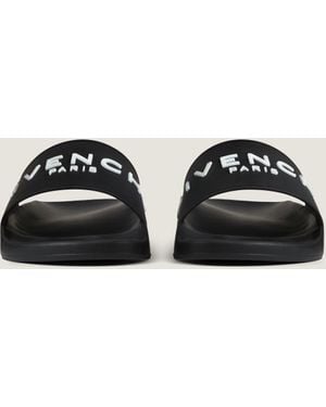 Givenchy Slide Flat Mules - Black