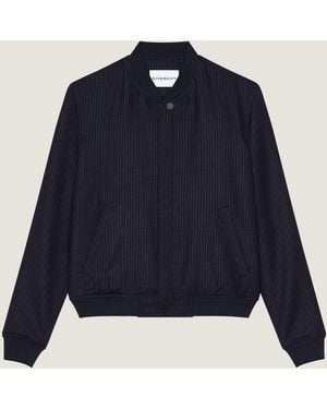 Givenchy Striped Blouson - Blue
