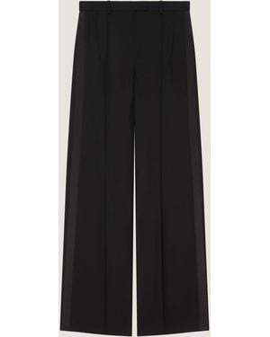 Givenchy Double Pleat Tuxedo Trousers - Black