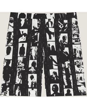 Givenchy Bermuda Shorts With Photographic Negative Print - Black