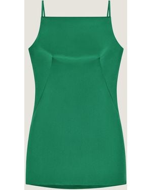 Givenchy Sliced Mini Dress - Green