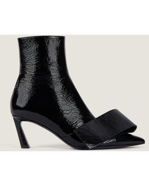 Givenchy Twisted Ribbon Ankle Boots - Black