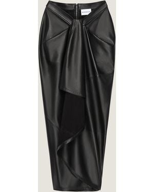 Givenchy Long Wrapped Skirt - Black