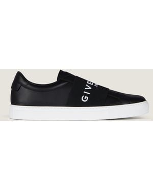 Givenchy Sneaker Urban Street in pelle con fascia elasticizzata - Bianco