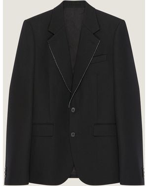 Givenchy Single-Breasted Fitted Jacket - Black