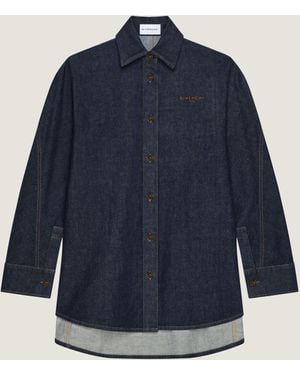 Givenchy Cocoon Shirt - Blue