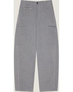 Givenchy Couture Seam Cargo Trousers - Grey