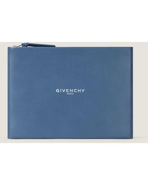 Givenchy Antigona Stamped Large Pouch - Blue