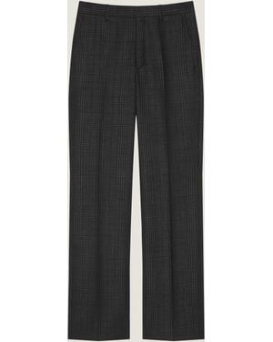 Givenchy Pantaloni sartoriali con gamba dritta in lana - Nero