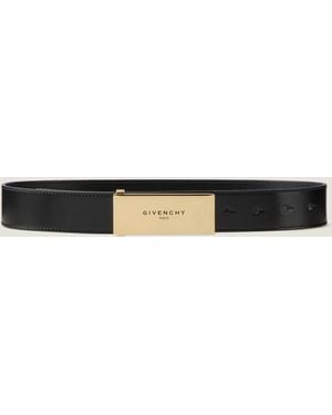 Givenchy Ceinture Label en cuir Box - Neutre